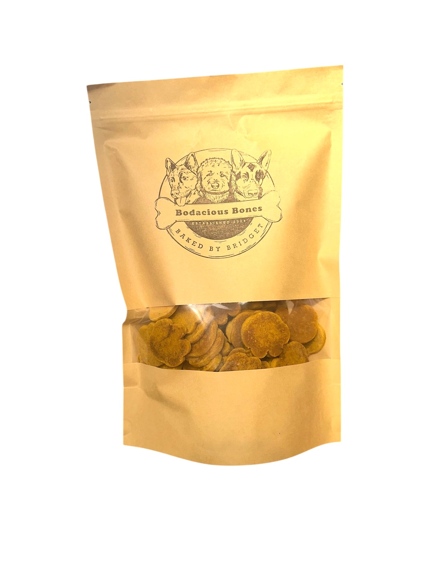 Paw Shape - Peanut Butter & Pumpkin Dog Treats